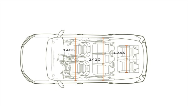 Dimensions - Dacia Jogger