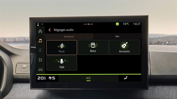 Arkamys 3D sound system - Dacia Sandero