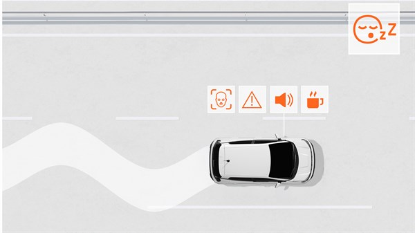 new Dacia Spring - advanced driver attention monitoring system